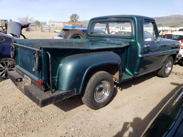 F10ARE76392 - 1969 FORD F-100 GREEN photo 3