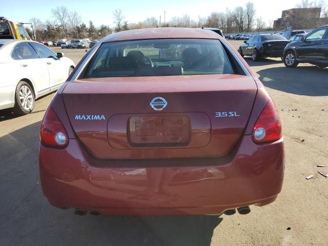 1N4BA41E96C847958 - 2006 NISSAN MAXIMA SE RED photo 6