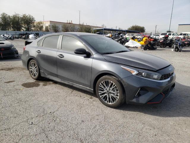 3KPF54AD4NE452648 - 2022 KIA FORTE GT LINE GRAY photo 4