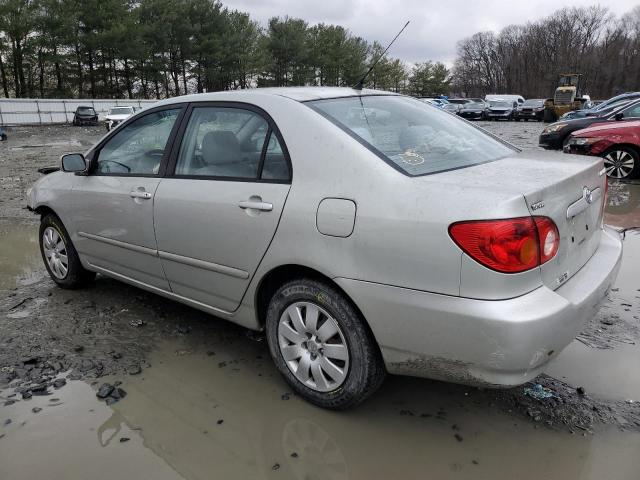 2T1BR32E73C145202 - 2003 TOYOTA COROLLA CE SILVER photo 2