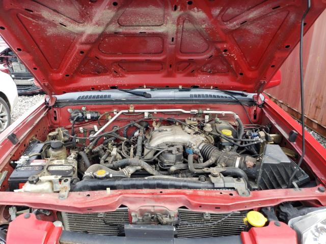1N6ED27T14C445709 - 2004 NISSAN FRONTIER CREW CAB XE V6 RED photo 12