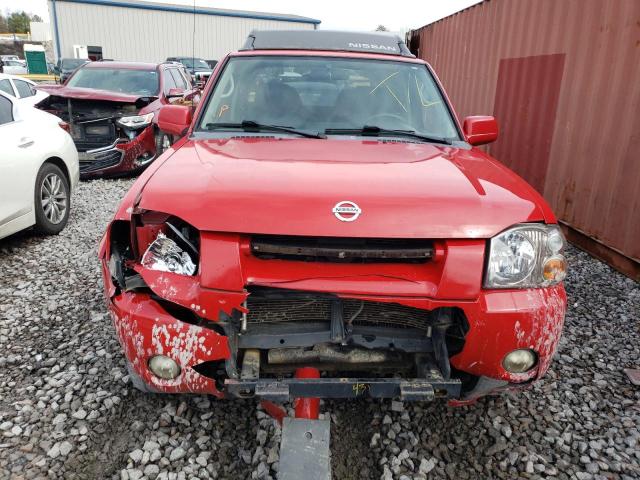 1N6ED27T14C445709 - 2004 NISSAN FRONTIER CREW CAB XE V6 RED photo 5