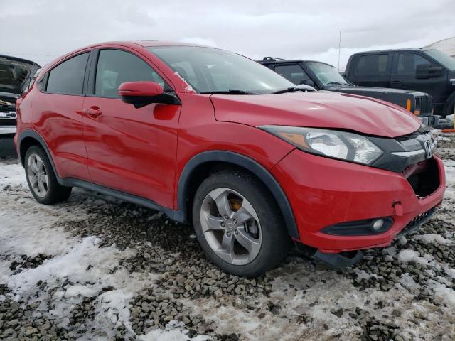 3CZRU6H52HM728985 - 2017 HONDA HR-V EX RED photo 4