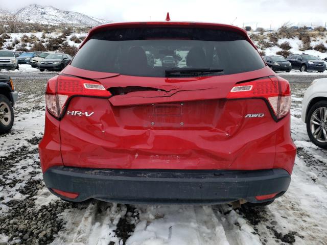 3CZRU6H52HM728985 - 2017 HONDA HR-V EX RED photo 6