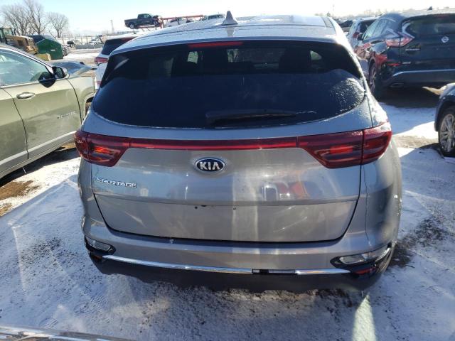 KNDPM3AC4M7865614 - 2021 KIA SPORTAGE L SILVER photo 6