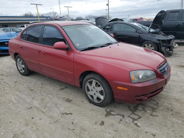 KMHDN46D55U969602 - 2005 HYUNDAI ELANTRA GLS RED photo 4