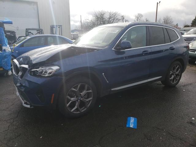 WBX57DP08NN175818 - 2022 BMW X3 XDRIVE30I BLUE photo 1