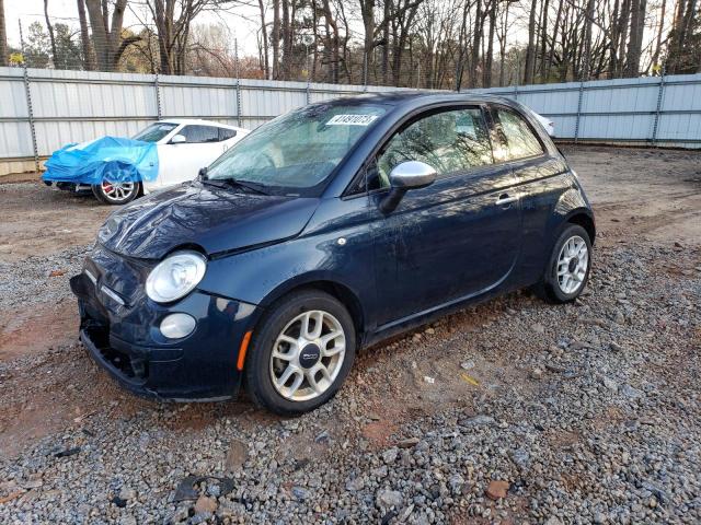 3C3CFFAR5ET168209 - 2014 FIAT 500 POP BLUE photo 1