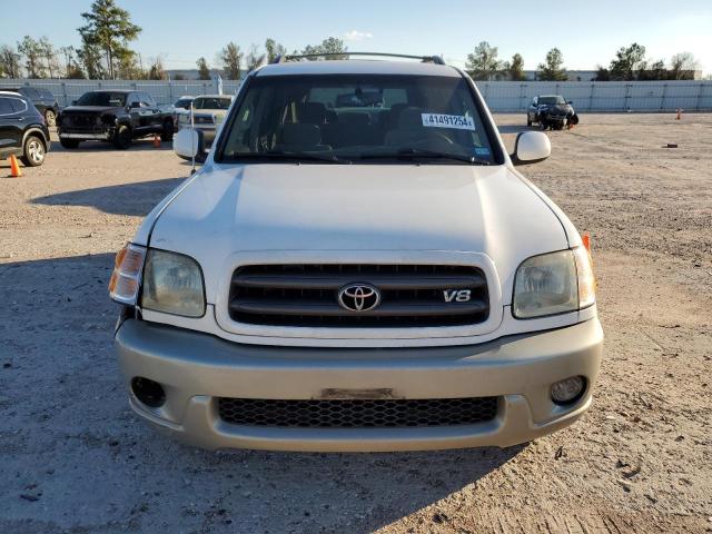 5TDZT34A74S229345 - 2004 TOYOTA SEQUOIA SR5 WHITE photo 5