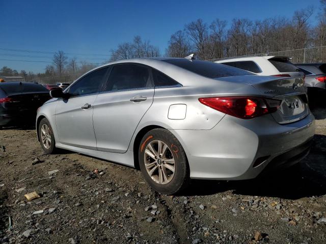 5NPEB4AC5EH904551 - 2014 HYUNDAI SONATA GLS SILVER photo 2