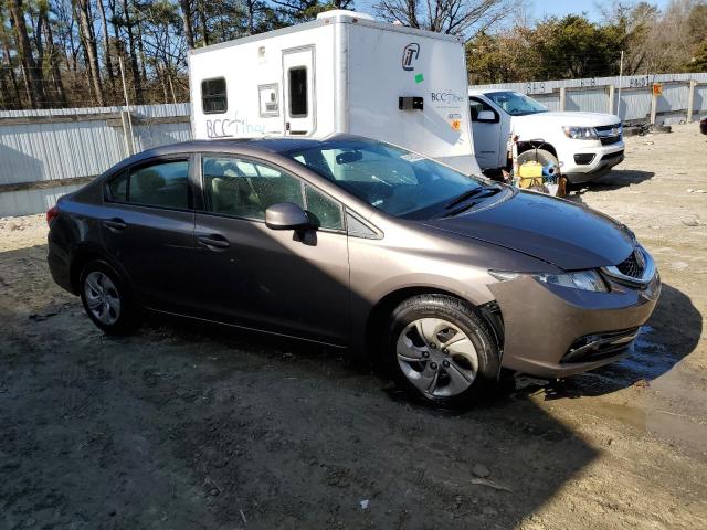 2HGFB2F51DH558493 - 2013 HONDA CIVIC LX BROWN photo 4