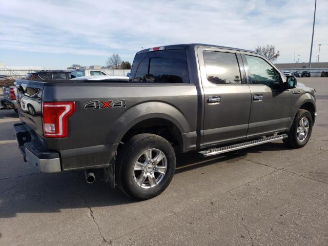 1FTEW1EF7GKF77422 - 2016 FORD F150 SUPERCREW GRAY photo 3