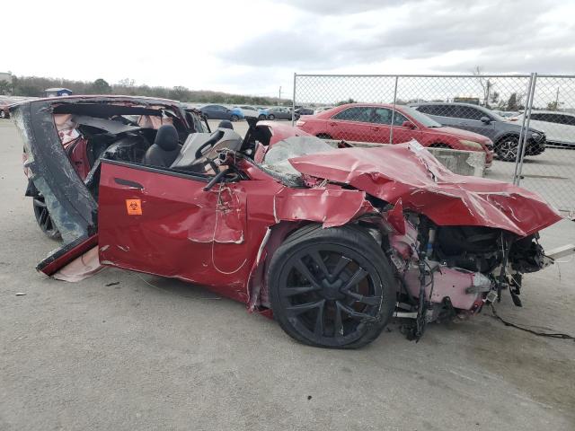 5YJSA1E68NF477387 - 2022 TESLA MODEL S RED photo 4
