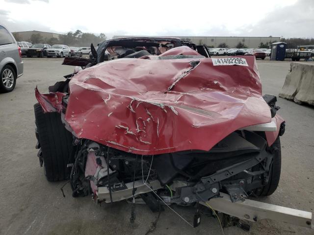 5YJSA1E68NF477387 - 2022 TESLA MODEL S RED photo 5