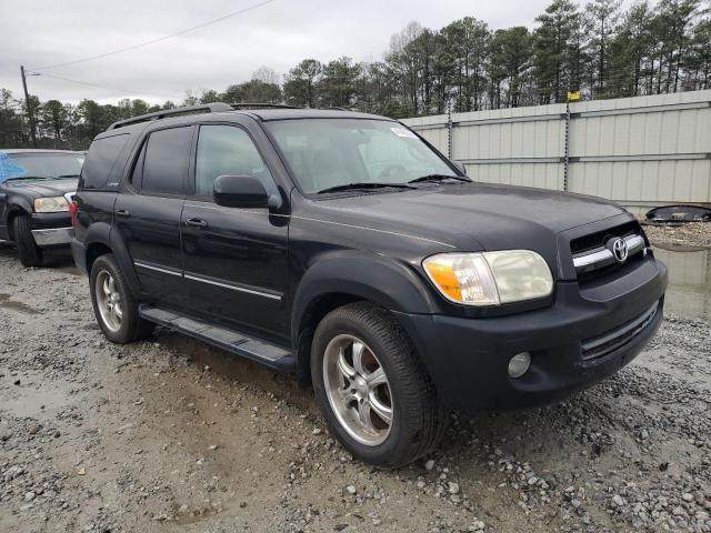 5TDZT38A05S257662 - 2005 TOYOTA SEQUOIA LIMITED BLACK photo 4