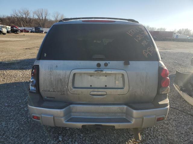 1GNDS13S672191797 - 2007 CHEVROLET TRAILBLAZE LS SILVER photo 6