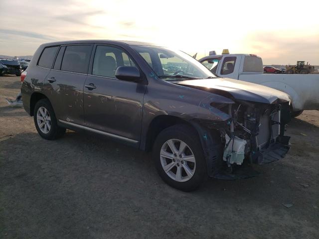 5TDBK3EHXDS200552 - 2013 TOYOTA HIGHLANDER BASE Сұр фото 4