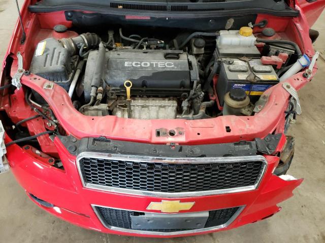 KL1TD66E89B638948 - 2009 CHEVROLET AVEO LS 红色 照片 11