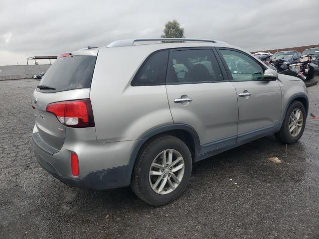 5XYKTDA77FG552763 - 2015 KIA SORENTO LX SILVER photo 3