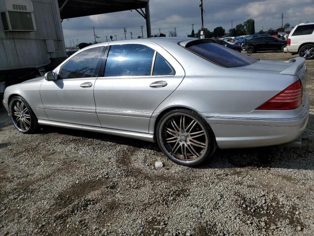 WDBNG75J22A225544 - 2002 MERCEDES-BENZ S 500 SILVER photo 2