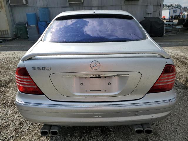 WDBNG75J22A225544 - 2002 MERCEDES-BENZ S 500 SILVER photo 6