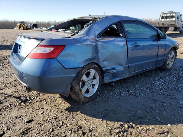 2HGFG12856H507500 - 2006 HONDA CIVIC EX BLUE photo 3