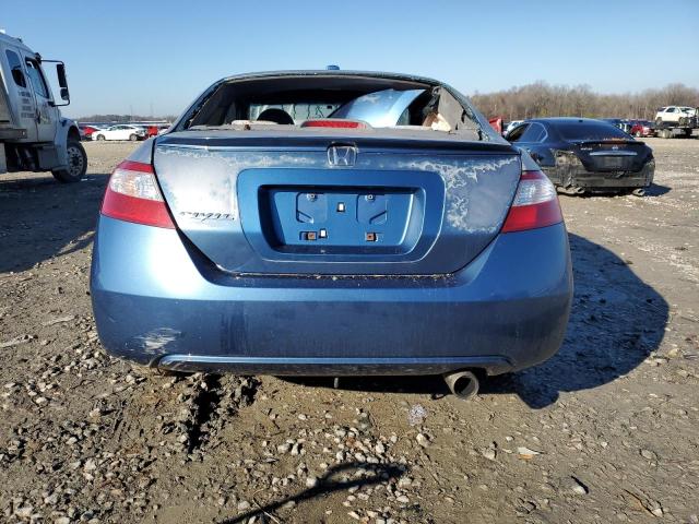 2HGFG12856H507500 - 2006 HONDA CIVIC EX BLUE photo 6