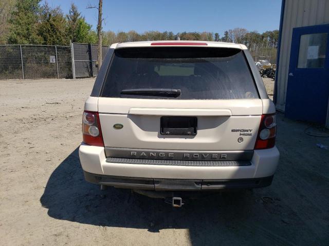 SALSK25408A187538 - 2008 LAND ROVER RANGE ROVE HSE WHITE photo 6