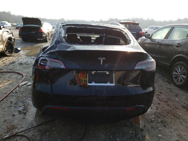 7SAYGDEEXNF387453 - 2022 TESLA MODEL Y BLACK photo 6