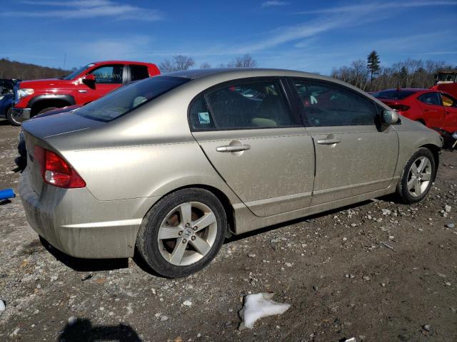 1HGFA16817L049924 - 2007 HONDA CIVIC EX TAN photo 3