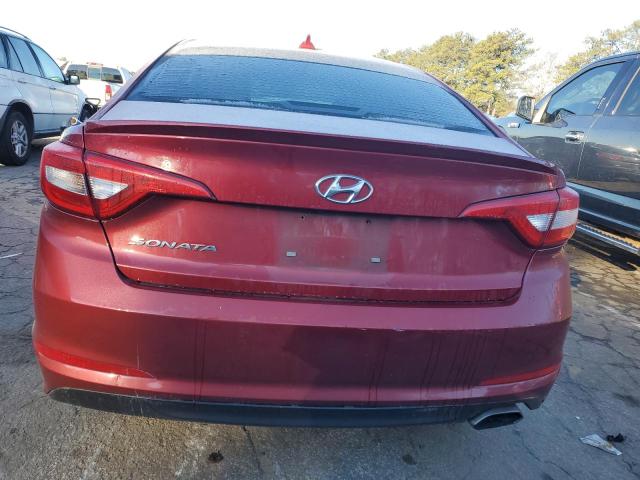 5NPE24AF2GH298428 - 2016 HYUNDAI SONATA SE RED photo 6