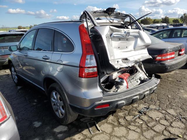 JHLRE38727C075421 - 2007 HONDA CR-V EXL SILVER photo 2