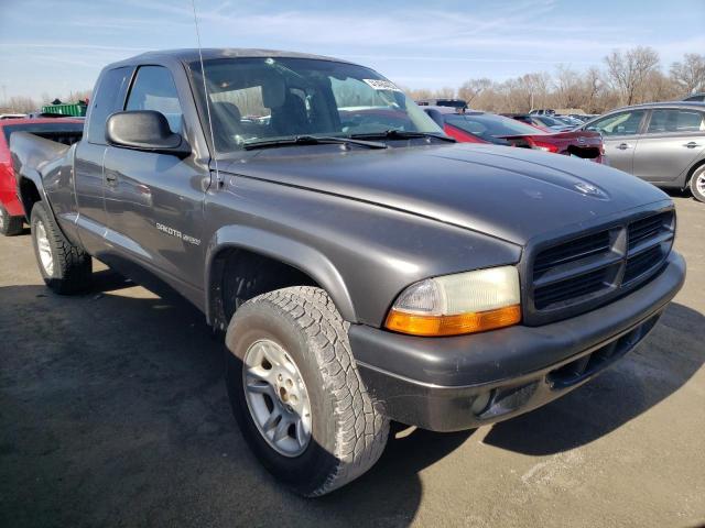 1B7GG32N62S675685 - 2002 DODGE DAKOTA SPORT GRAY photo 4