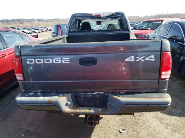 1B7GG32N62S675685 - 2002 DODGE DAKOTA SPORT GRAY photo 6