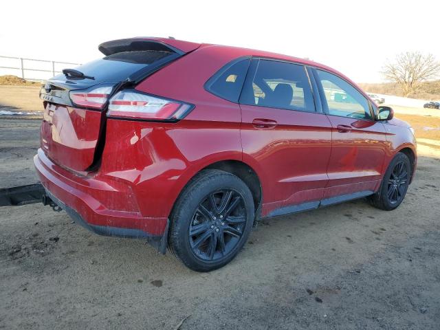 2FMPK4J91NBA01446 - 2022 FORD EDGE SEL RED photo 3