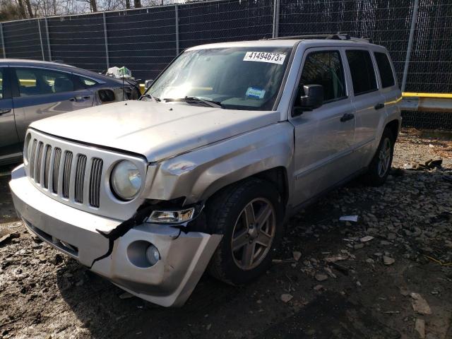 1J8FF48W47D299836 - 2007 JEEP PATRIOT LIMITED SILVER photo 1