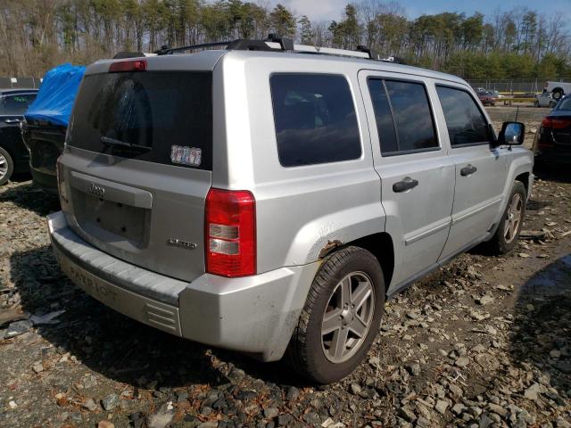 1J8FF48W47D299836 - 2007 JEEP PATRIOT LIMITED SILVER photo 3