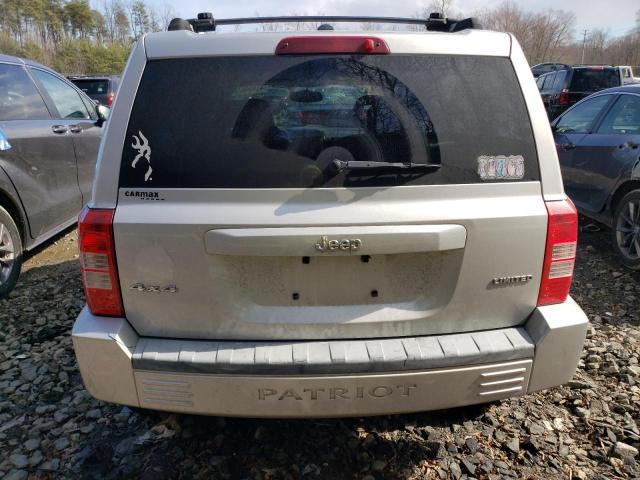 1J8FF48W47D299836 - 2007 JEEP PATRIOT LIMITED SILVER photo 6