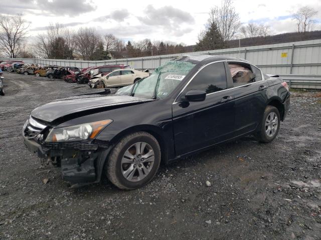 1HGCP2F60BA019386 - 2011 HONDA ACCORD SE BLACK photo 1