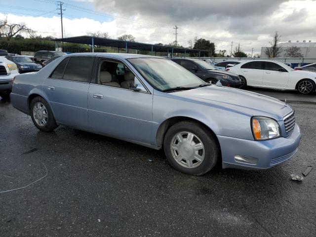 1G6KD57Y15U245334 - 2005 CADILLAC DEVILLE BLUE photo 4