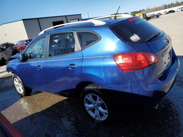 JN8AS58T38W018855 - 2008 NISSAN ROGUE S BLUE photo 2