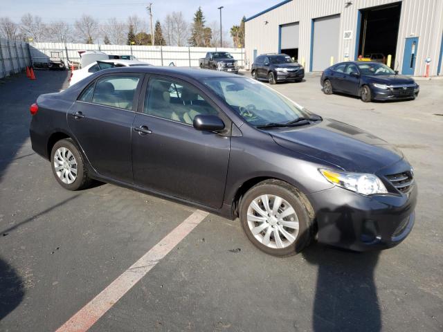 5YFBU4EE1DP148503 - 2013 TOYOTA COROLLA BASE GRAY photo 4