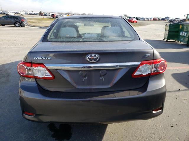 5YFBU4EE1DP148503 - 2013 TOYOTA COROLLA BASE GRAY photo 6