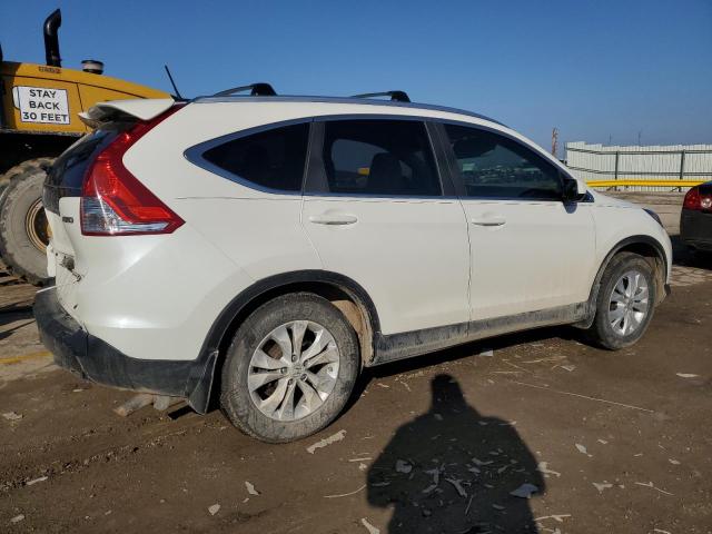 5J6RM4H70DL000163 - 2013 HONDA CR-V EXL WHITE photo 3