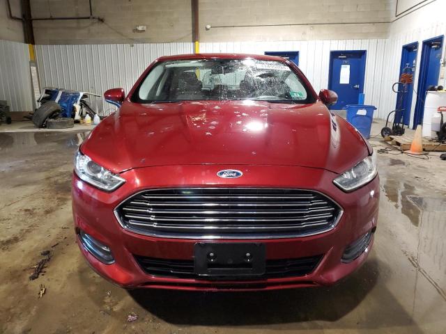 3FA6P0G79GR349344 - 2016 FORD FUSION S RED photo 5