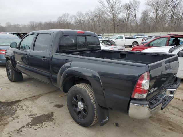 5TEMU4FN8AZ728716 - 2010 TOYOTA TACOMA DOUBLE CAB LONG BED BLACK photo 2