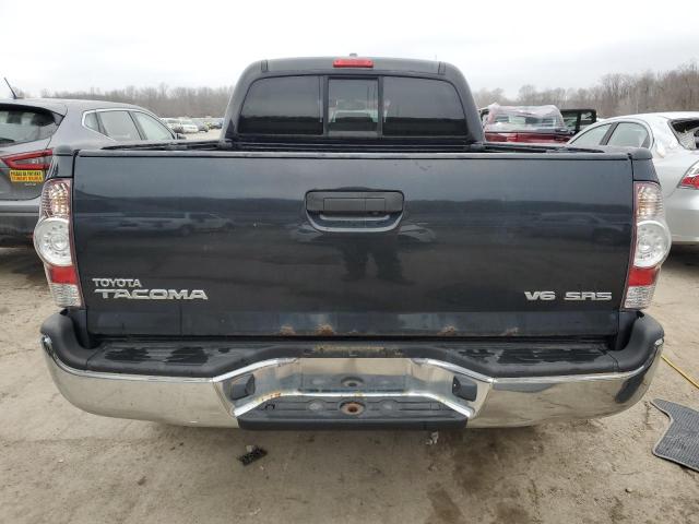 5TEMU4FN8AZ728716 - 2010 TOYOTA TACOMA DOUBLE CAB LONG BED BLACK photo 6