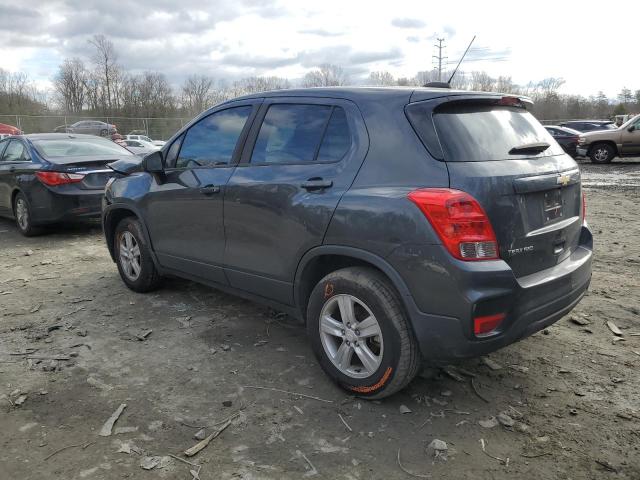 3GNCJNSB0KL191146 - 2019 CHEVROLET TRAX LS GRAY photo 2