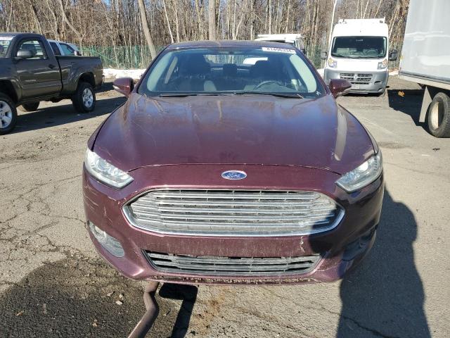 3FA6P0H70DR224467 - 2013 FORD FUSION SE MAROON photo 5