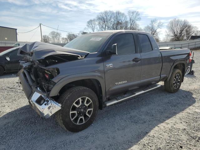 5TFRY5F11FX183731 - 2015 TOYOTA TUNDRA DOUBLE CAB SR/SR5 GRAY photo 1